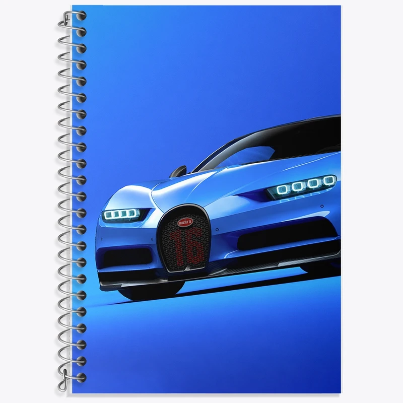 دفتر زبان 50 برگ خندالو مدل سه خط طرح ماشین اسپرت کد F876