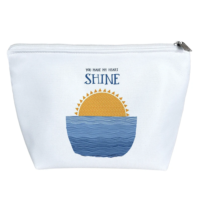 کیف لوازم آرایش دخترانه خندالو مدل You Make My Heart Shine کد H1794