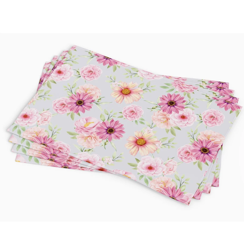 زیربشقابی مدل گلدار کد F2ZI1001 مجموعه شش عددی