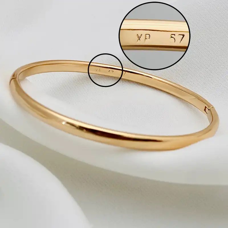 دستبند زنانه ژوپینگ مدل النگویی ساده کد 101000400