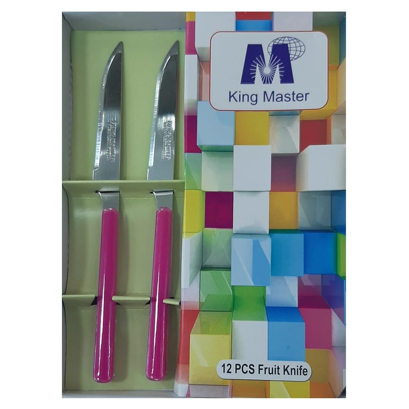 کارد میوه خوری کینگ مستر مدل گرند 507 بسته 12 عددی