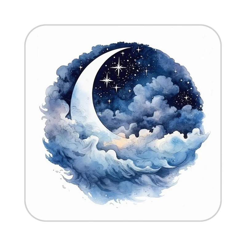 زیر لیوانی کاکتی طرح ماه و ستاره مدل mp52804