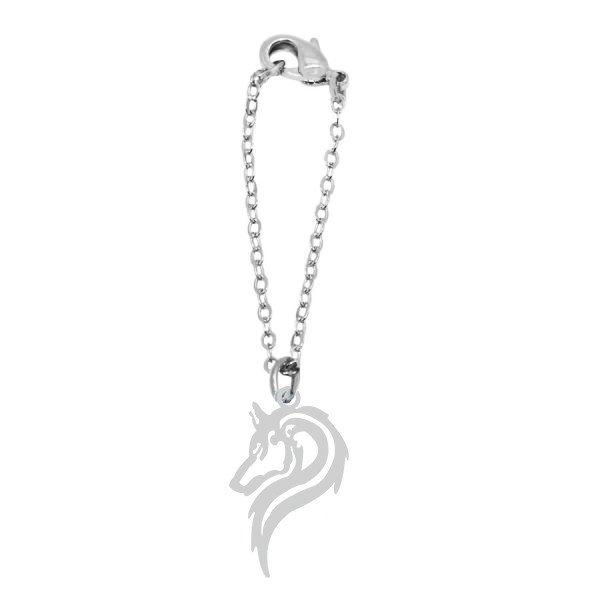 آویز ساعت زنانه طرح گرگ کد 1