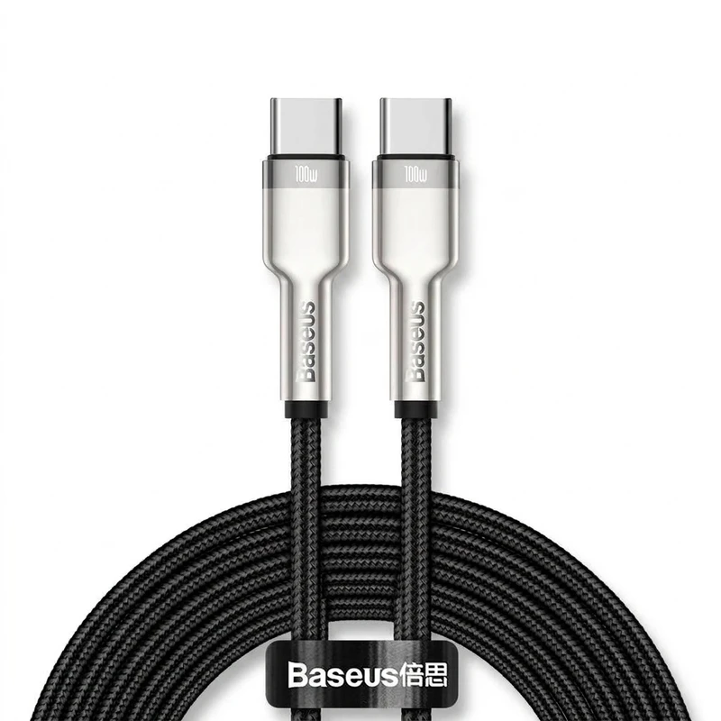 کابل تبدیل USB-C باسئوس مدل Metal Data Cable-100W طول 2 متر
