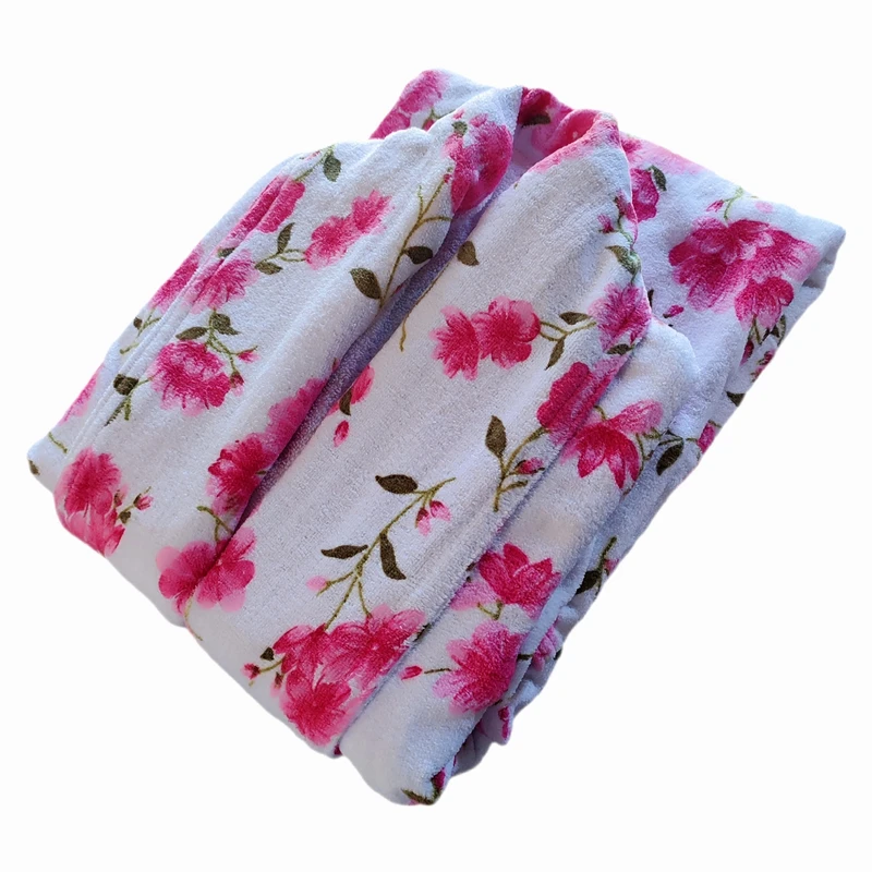 حوله پالتویی پاموک طرح گل پنبه سایز 125