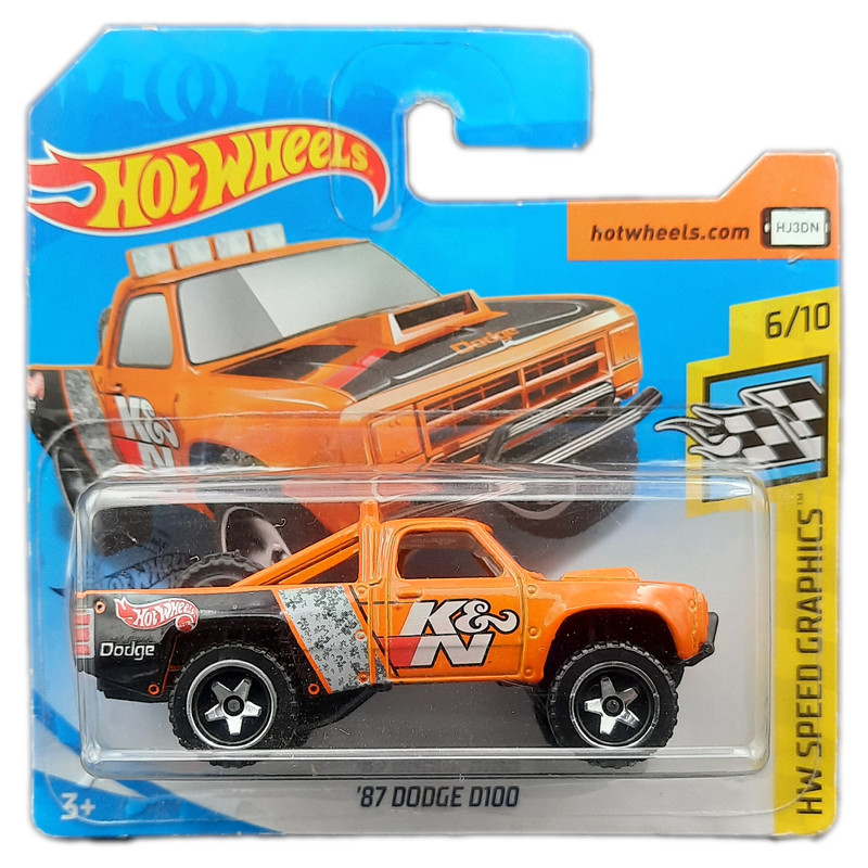 ماشین بازی هات ویلز مدل 87 DODGE D100 O