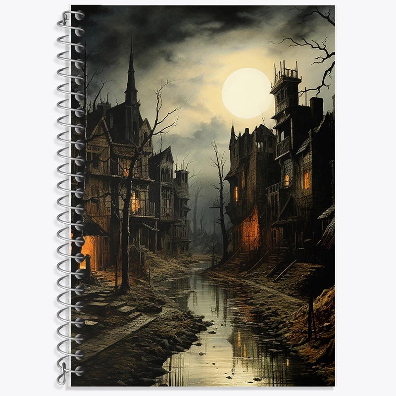 دفتر لغت 50 برگ خندالو طرح ماه کد F425