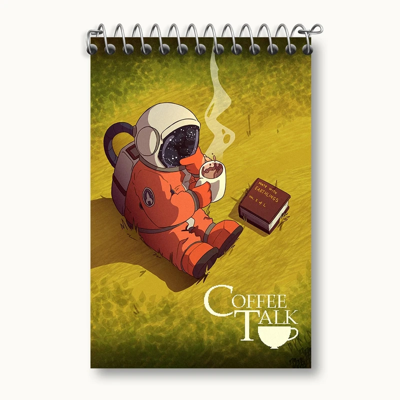 دفتر یادداشت 50 برگ خندالو مدل قهوه (Coffee) کد F2507