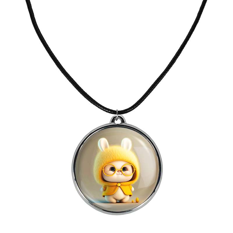 گردنبند خندالو مدل خرگوش Rabbit کد 2622226221