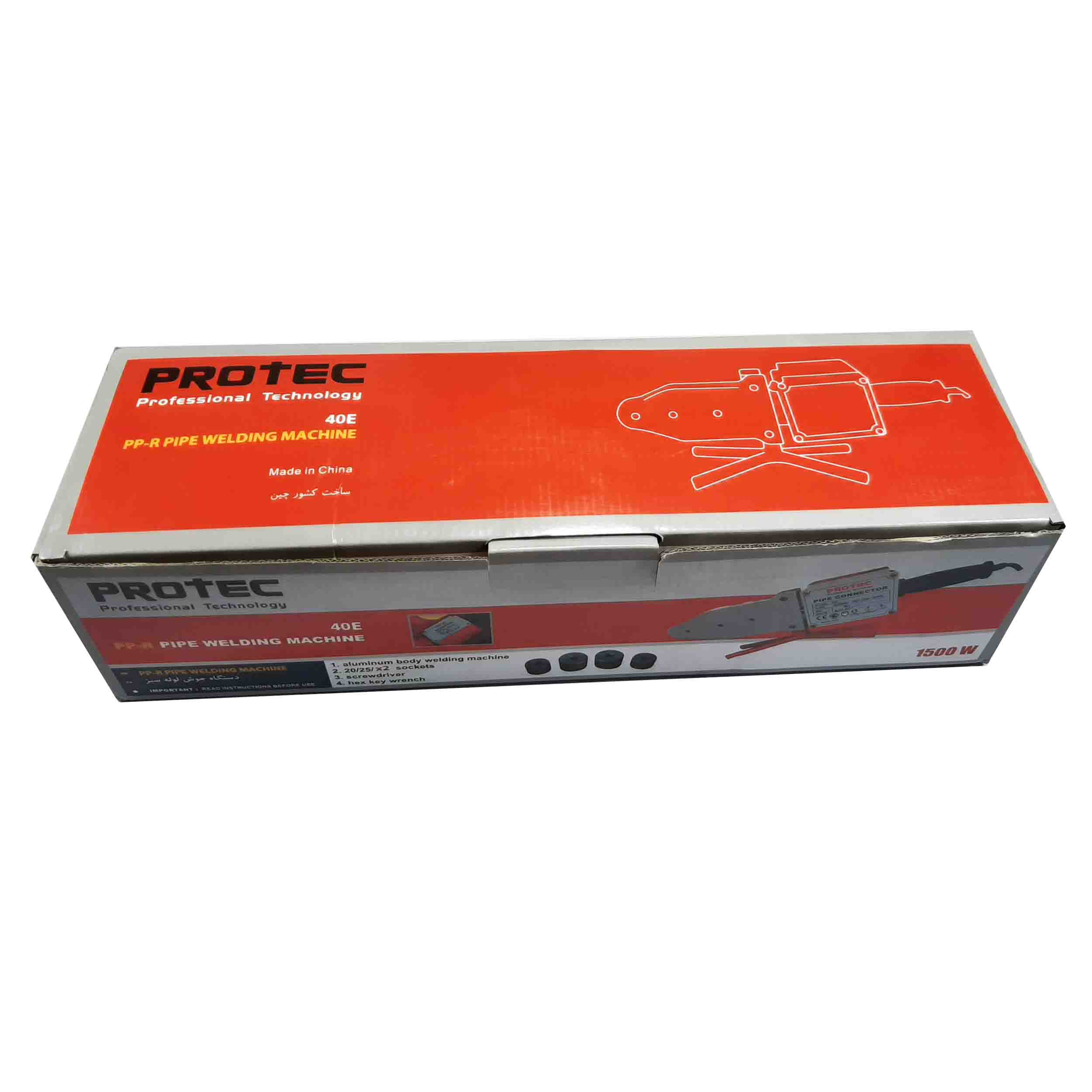 دستگاه اتو لوله سبز پروتک مدل 40E