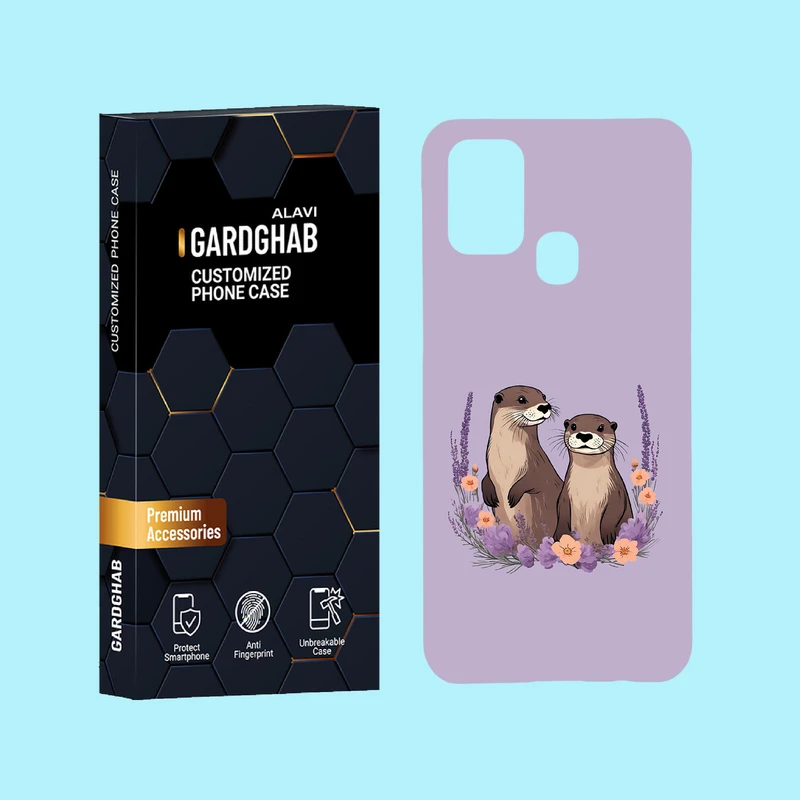 کاور گارد قاب علوی مدل حیوانات مناسب برای گوشی موبایل سامسونگ Galaxy M31