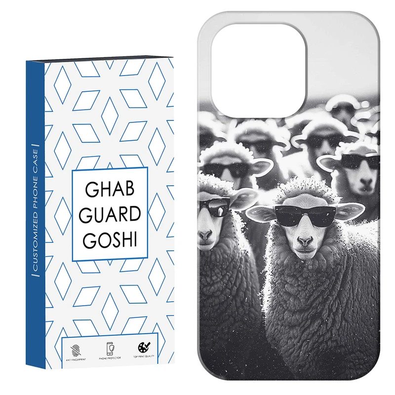کاور قاب گارد گوشی طرح گوسفند کد Dimo-357 مناسب برای گوشی موبایل اپل  IPHONE 16 PRO MAX   
