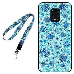 Megafone Snow Flake 0014 Cover For Xiaomi Redmi Note 9s / 9 Pro / 9 Pro Max Mobile Neckband 