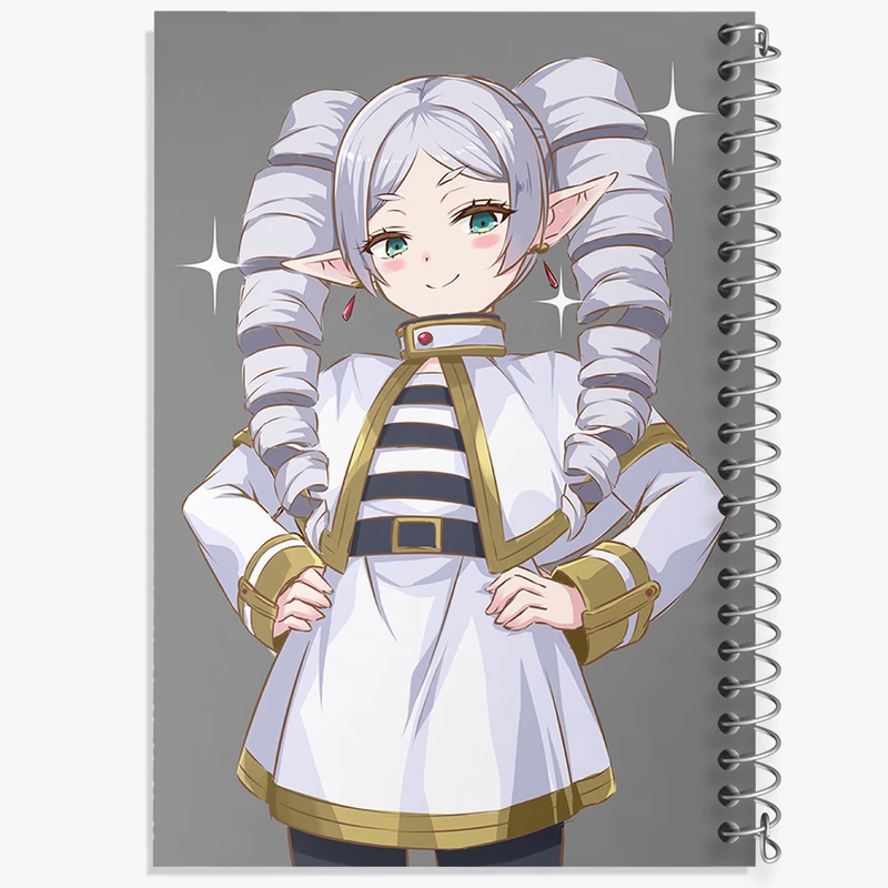 دفتر لیست خرید 50 برگ خندالو طرح انیمه فریرن (Frieren) کد 33856