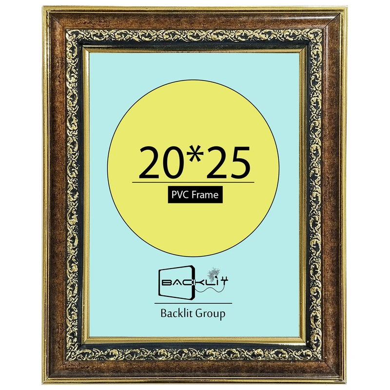قاب عکس بکلیت مدل گلدار رومیزی سایز 25×20 سانتی متر