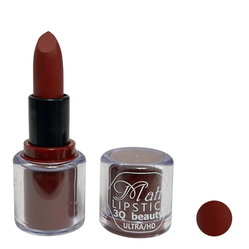 رژ لب جامد مات تیری کیو بیوتی مدل کریستالی رنگ زرشکی شماره 6