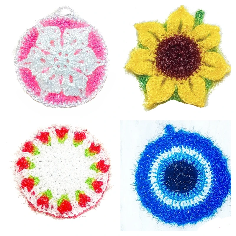 اسکاچ مدل گل بسته 4 عددی