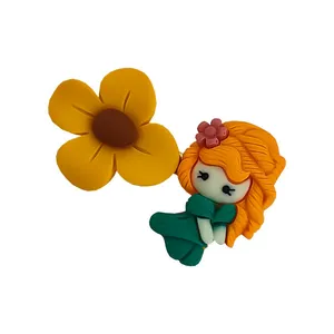 گیره مو زنانه مدل فانتزی طرح پرنسس و گل کد 21033