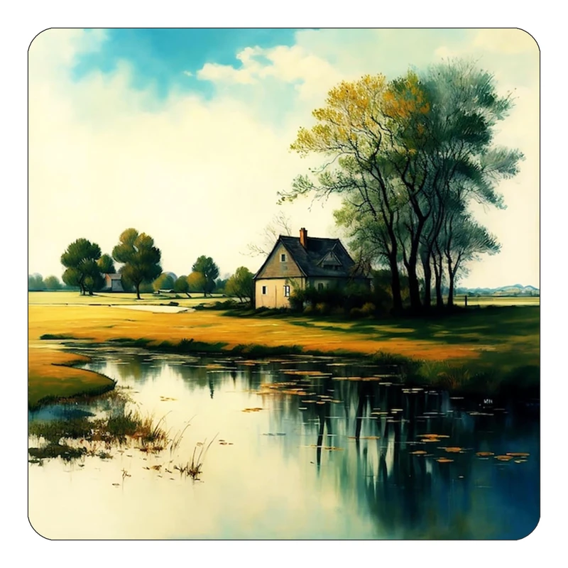 مگنت کاکتی طرح نقاشی رنگ روغن مدل mp69711