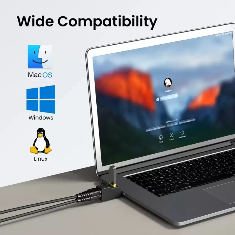 هاب 3 پورت USB-C دوپریم مدل PRO3 TYPE-C