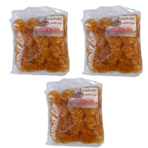 شیرینی پولکی  کنجدی اردبیل شهر طبیعت  - 250 گرم بسته 3 عددی