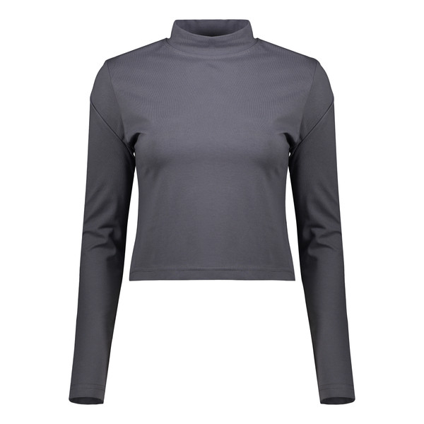 کراپ تیشرت آستین بلند زنانه کانتکس مدل 204