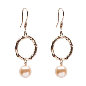 گوشواره طلا ۱۸ عیار زنانه الن نار مدل NAR053