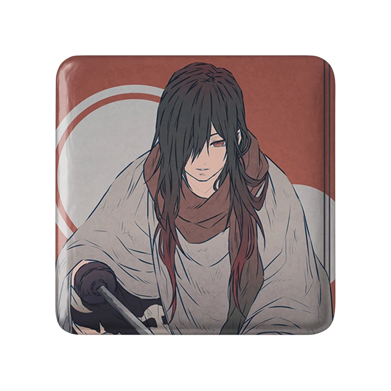 مگنت خندالو طرح هیاکیمارو انیمه دورورو مدل مربعی کد 33641