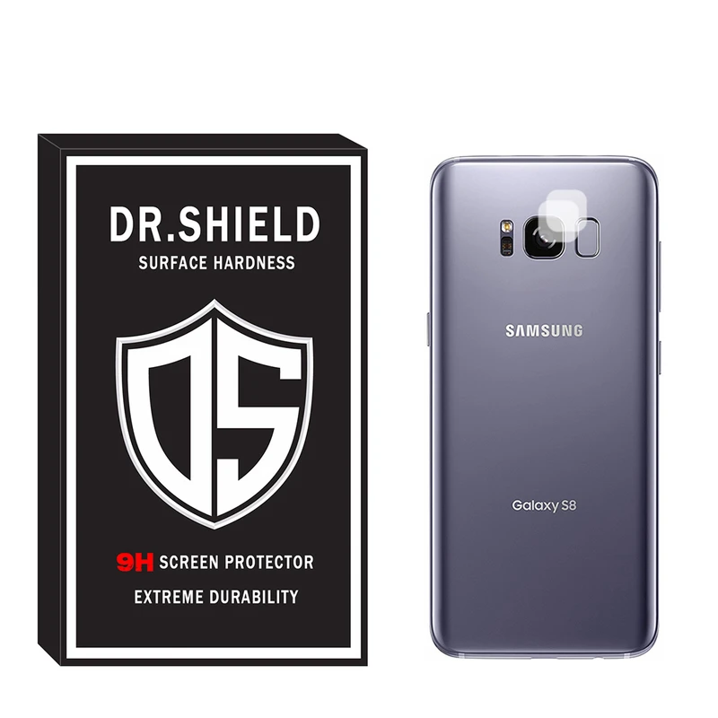 محافظ لنز دوربین دکتر شیلد مدل LNZDR مناسب برای گوشی موبایل سامسونگ Galaxy S8 بسته دو عددی