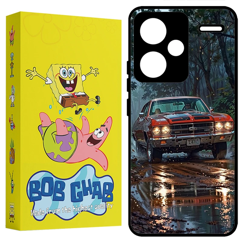 کاور باب قاب طرح ماشین مدل BCPN13PL مناسب برای گوشی موبایل شیائومی Redmi Note 13 Pro Plus