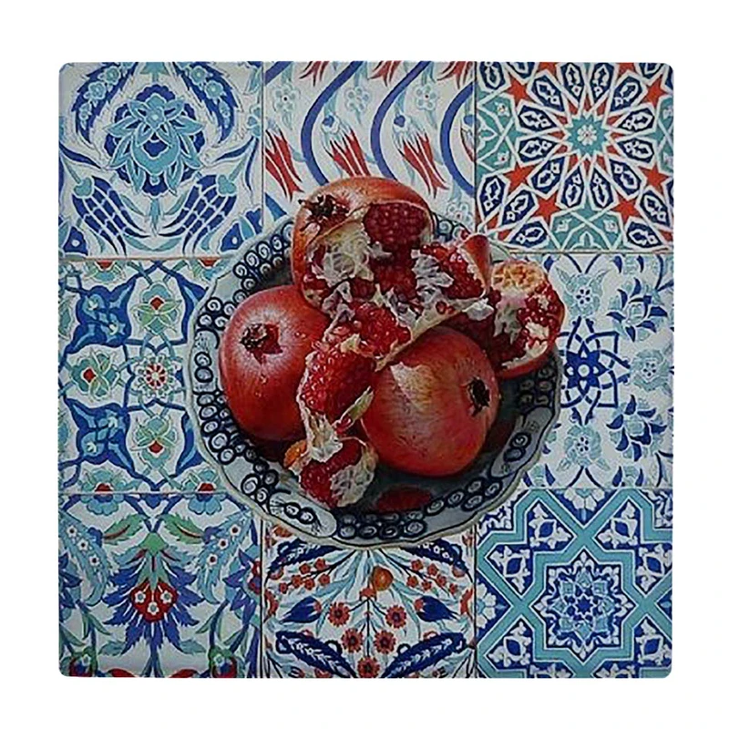  زیر لیوانی  طرح نقاشی انار کد    5928012_4710