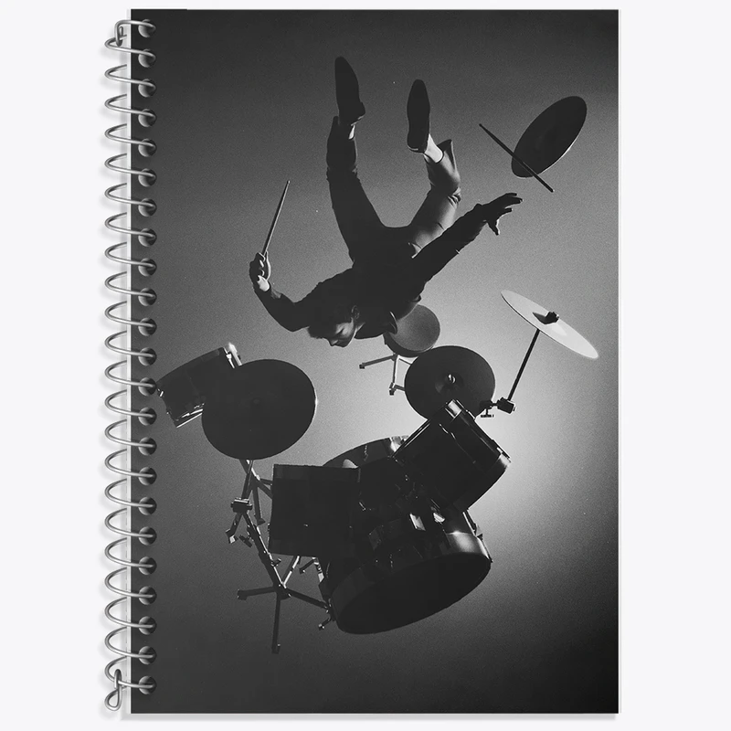 دفتر لغت 50 برگ خندالو طرح موسیقی کد F671