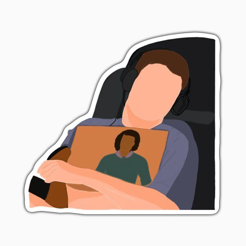 استیکر لپ تاپ و موبایل بووم طرح سریال Friends مدل Chandler1 کد ET56