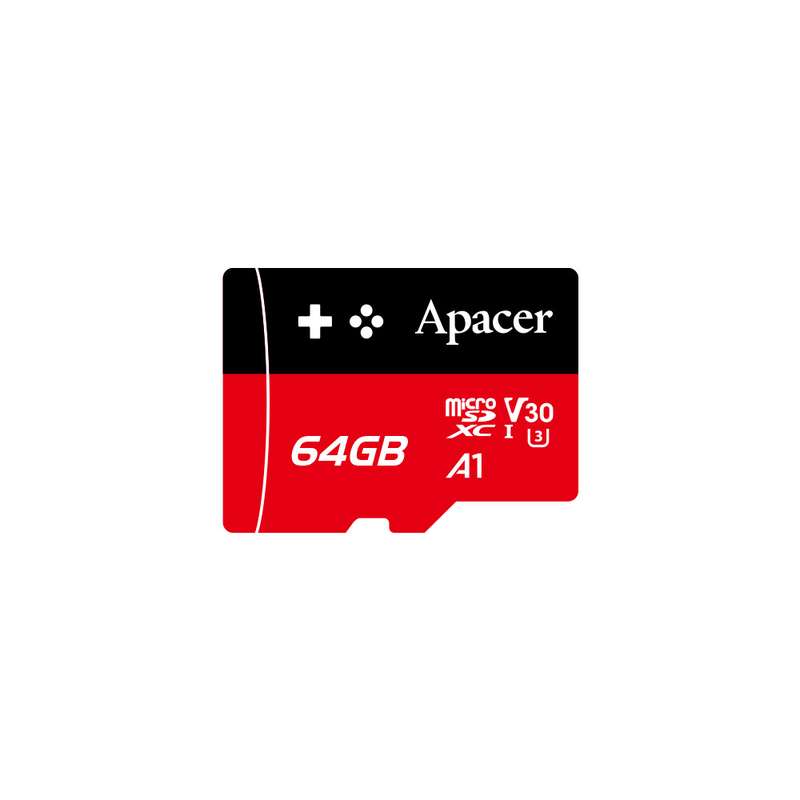 کارت حافظهMicroSDXC اپیسر مدلGaming card استاندارد XC CL10 U3 سرعت 100/80MBps ظرفیت 64 گیگابایت کارت حافظهMicroSDXC اپیسر مدلGaming card استاندارد XC CL10 U3 سرعت 100/80MBps ظرفیت 64 گیگابایت