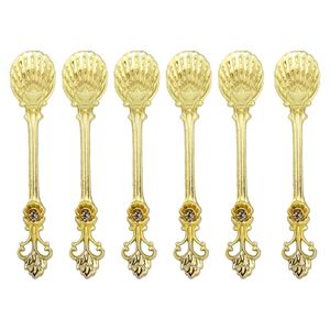 قاشق چای خوری مدل نگینی GHN 03 بسته 6 عددی