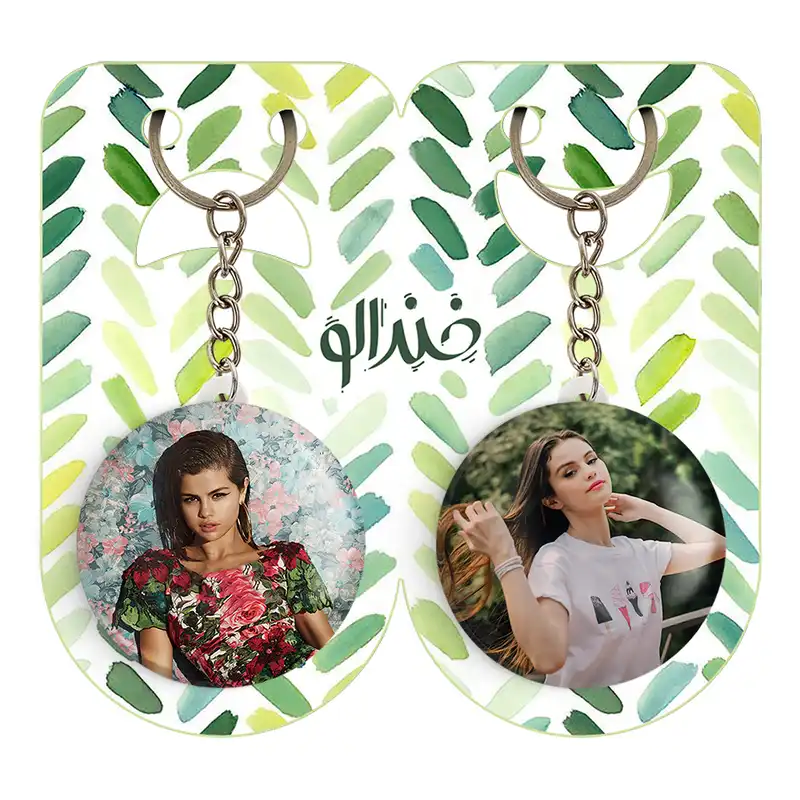 جاکلیدی خندالو مدل سلنا گومز Selena Gomez کد 1921319210 مجموعه 2 عددی