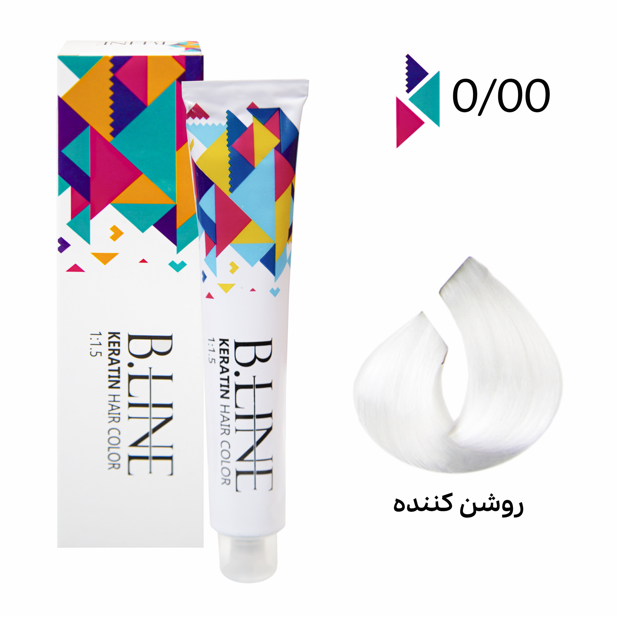 رنگ مو بی لاین شماره 0.00 حجم 100 میلی لیتر رنگ روشن کننده