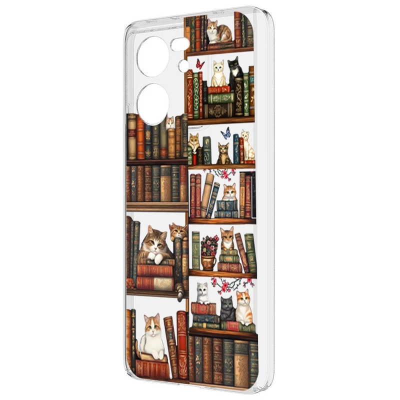 کاور مدل Cat & Book مناسب برای گوشی موبایل شیائومی 13T / TPro