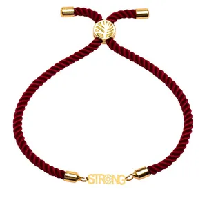 دستبند طلا 18 عیار زنانه الن نار مدل strong N100405