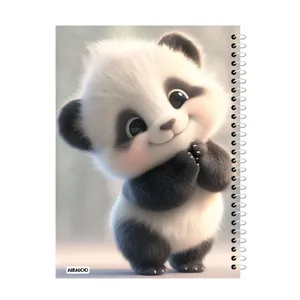 دفترچه یادداشت 50 برگ آلبالو مدل پاندا کد 2013