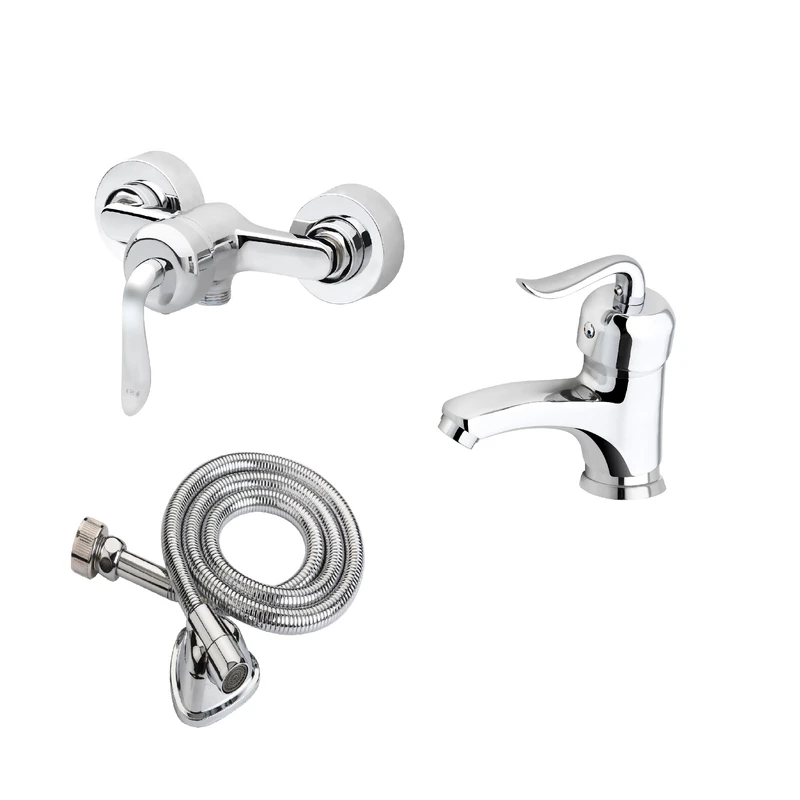 ست شیرآلات ترنم مدل دیاموندK مجموعه 3 عددی 