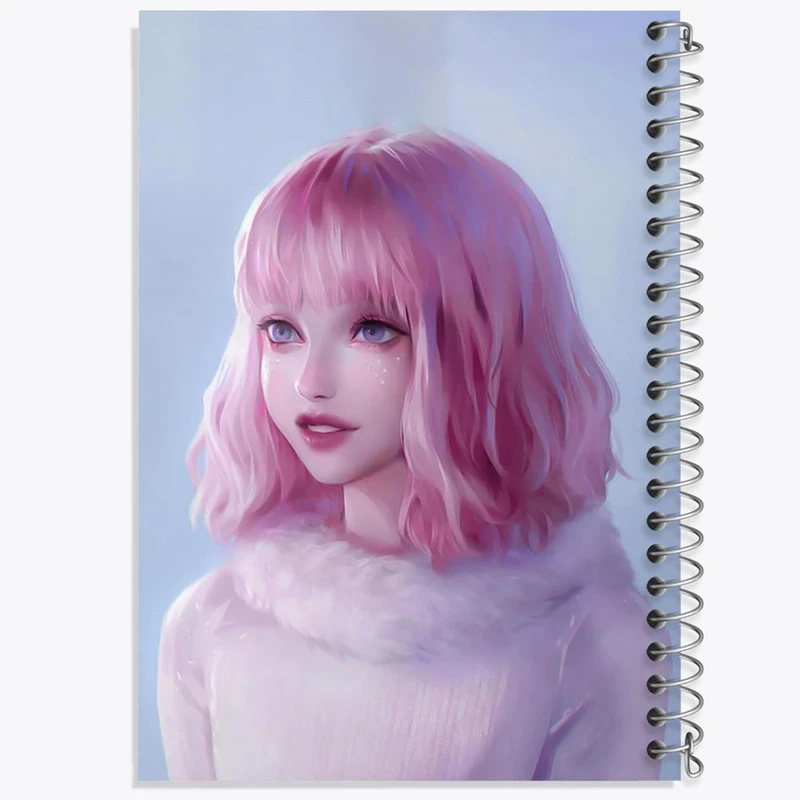 دفتر ژورنال نویسی 50 برگ خندالو مدل نقطه ای طرح سریال ونزدی Wednesday کد 25202