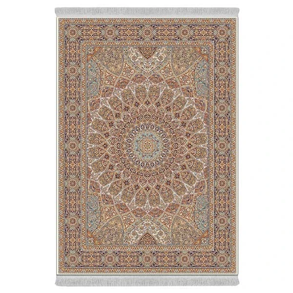 فرش پارچه‌ای دفه مدل فرشینه هازان مخمل کد 103