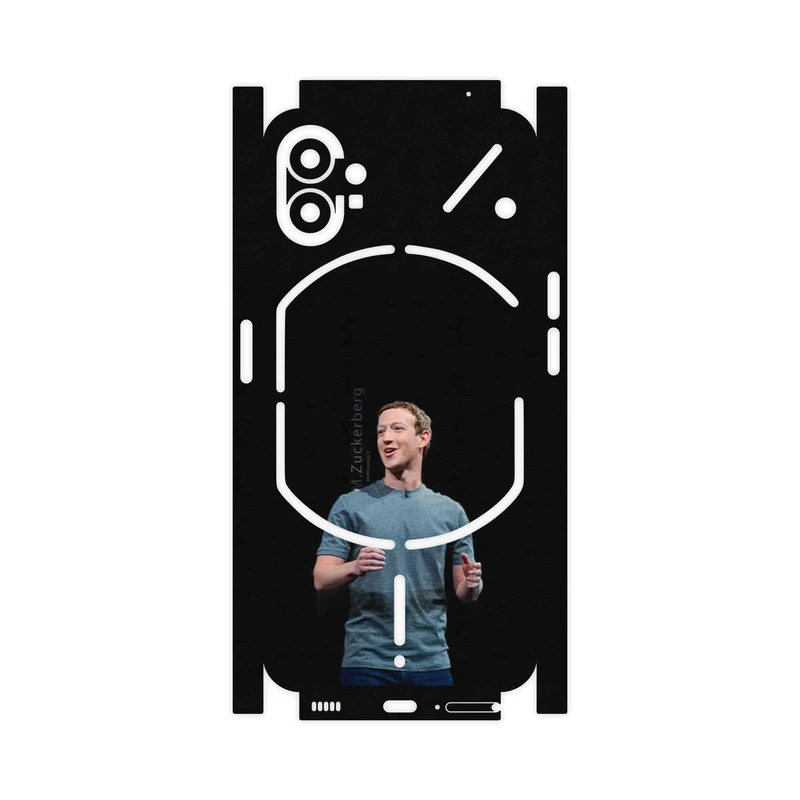 برچسب پوششی ماهوت مدل Mark_Zuckerberg-FullSkin مناسب برای گوشی موبایل ناتینگ Phone 1