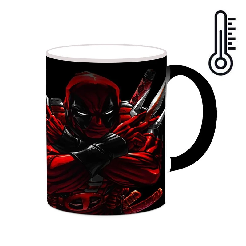 ماگ حرارتی کاکتی مدل ددپول Deadpool کد mgh38373
