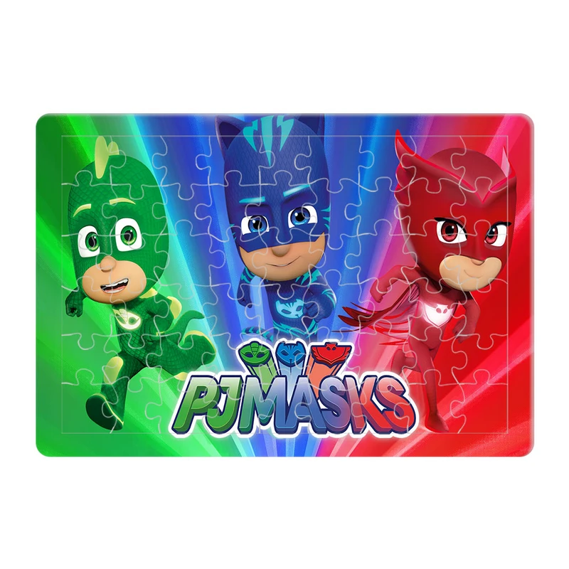 پازل 54 تکه هومرو مدل PL222 طرح انیمیشن قهرمانان نقابدار