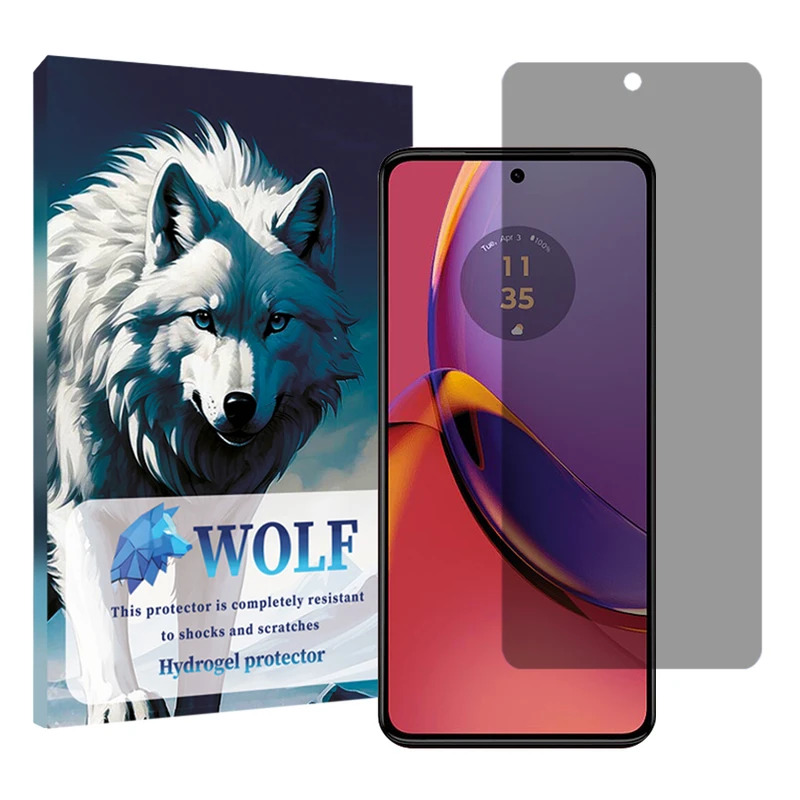 محافظ صفحه نمایش حریم شخصی ولف مناسب برای گوشی موبایل موتورولا Moto G84