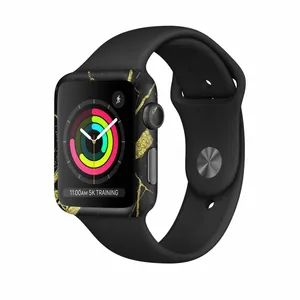 MAHOOT Graphite_Gold_Marble Cover Sticker for Apple Watch Watch 3 42mm