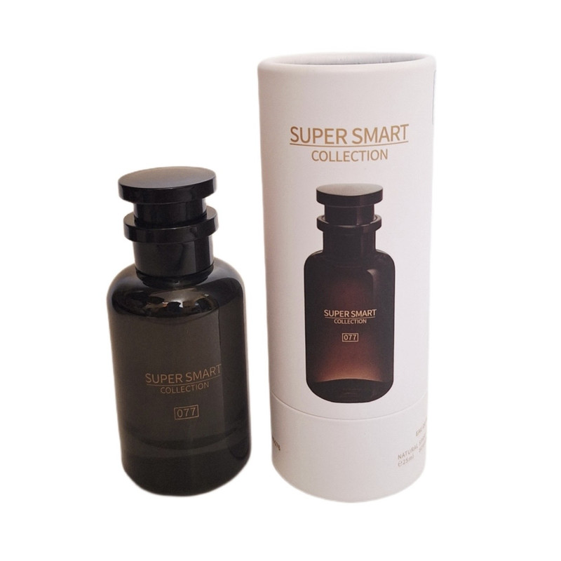 عطر جیبی سوپر اسمارت کالکشن مدل امبر نومد 077 با رایحه گرم حجم 25 میلی لیتر