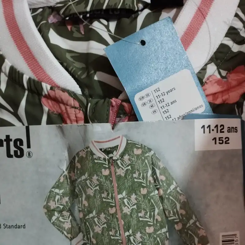 بارانی دخترانه پیپرتس مدل Flower